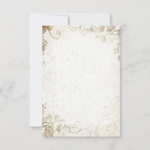 Elegant Antik Guld Vintage Bröllop