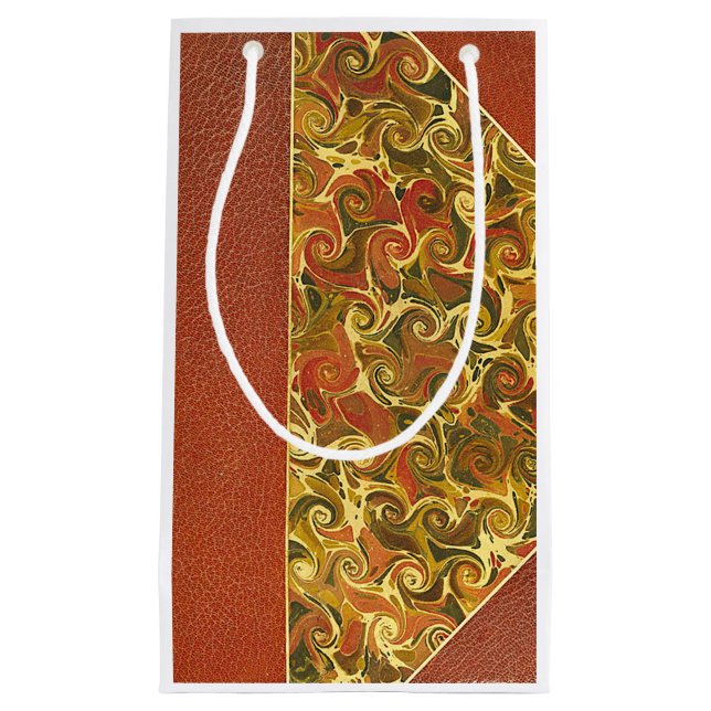 Elegant Antique Bok, Ornate Swirl Mönster (Framsidan)