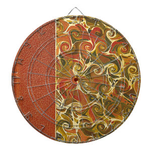 Elegant Antique Bok, Ornate Swirl Mönster Piltavla