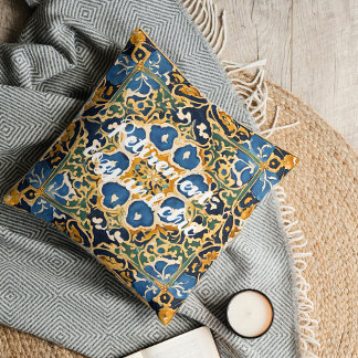 Elegant Antique Tile Pension-gåvor till hennes Mam Kudde