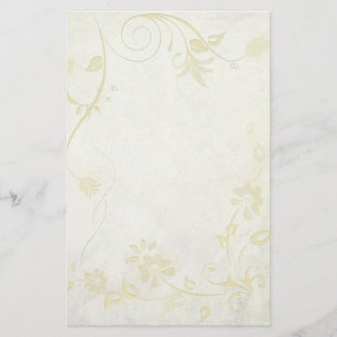 Elegant Antique White Vintage bröllop Brevpapper