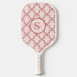 Elegant Antler Monogram Pickleball Paddle
