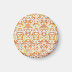 Elegant apelsinblommig mönster magnet
