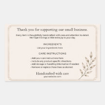 Elegant Apothecary Produkt Etikett Bakre Label