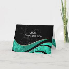 elegant aqua blomstra Business - tack vare dina ko