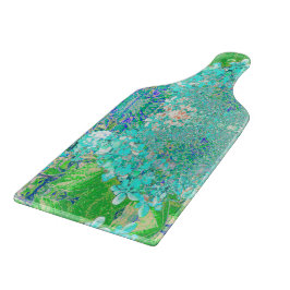 Elegant Aqua och Grönt Limelight Hydrangea Detail