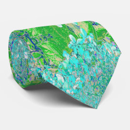 Elegant Aqua och Grönt Limelight Hydrangea Detail Slips