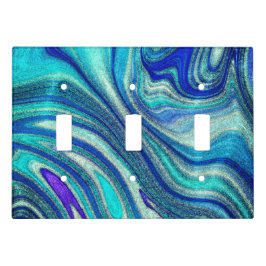 Elegant Aquamarine Paua Rainbow Snäcka Inspired