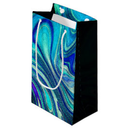 Elegant Aquamarine Paua Rainbow Snäcka Inspired