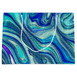 Elegant Aquamarine Paua Rainbow Snäcka Inspired