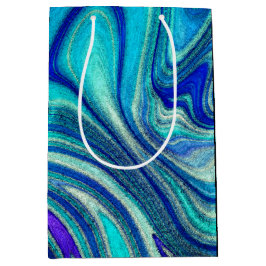 Elegant Aquamarine Paua Rainbow Snäcka Inspired