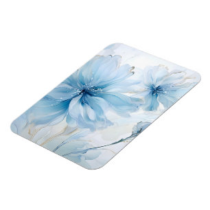 Elegant Aquarelle Blommigt Bloom Watercolor Magnet