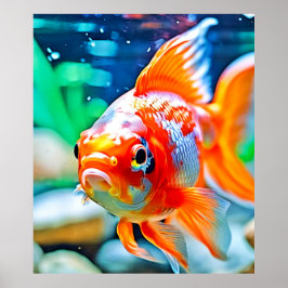 Elegant Aquarium Pet Fish Poster