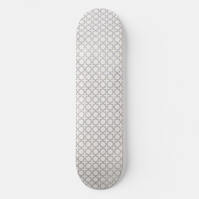 Elegant arabesk ornament mini skateboard bräda 18,5 cm (Framsida)