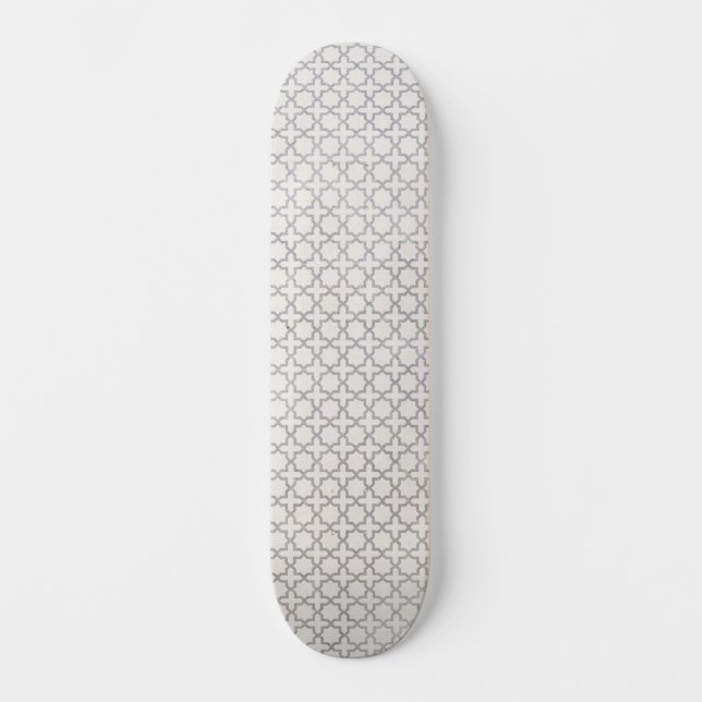 Elegant arabesk ornament mini skateboard bräda 18,5 cm (Framsida)