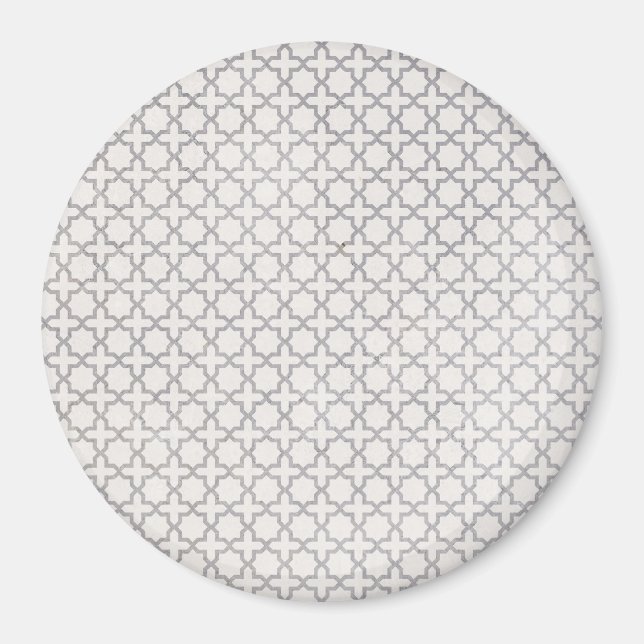 Elegant arabeskornamentik magnet (Framsidan)