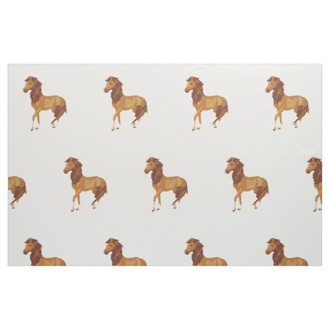 Elegant arabisk häst akvarell ryttare tyg (Fat Quarter)