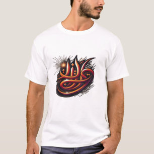 Elegant Arabiska kalligrafikonst - Modern islami T Shirt