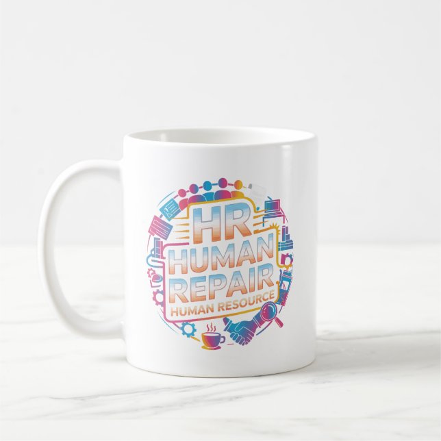 Elegant Arbetsplats Fredsbevarare HR Mugg Design (Vänster)