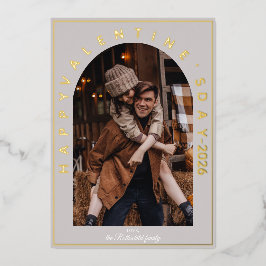 Elegant Arch God Alla Hjärtans Dag Foto