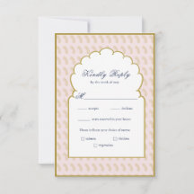 Elegant Arch ram Rosa indisk bröllop OSA Card