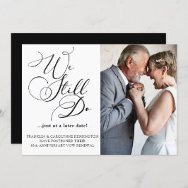 Elegant årsdag för förnyelse av löfte om uppskov inbjudningar