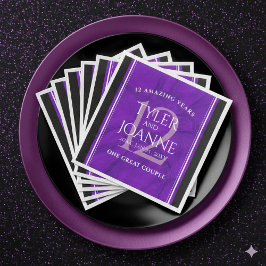 Elegant-årsdagen för Bröllop, Silke, Firande Pappersservett