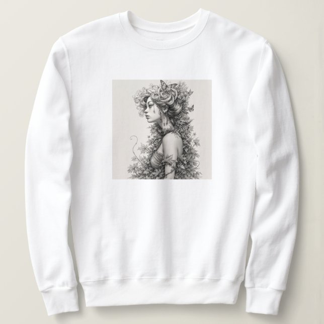 Elegant årsdagspresent för fru  Romantisk duo T Shirt (Design framsida)