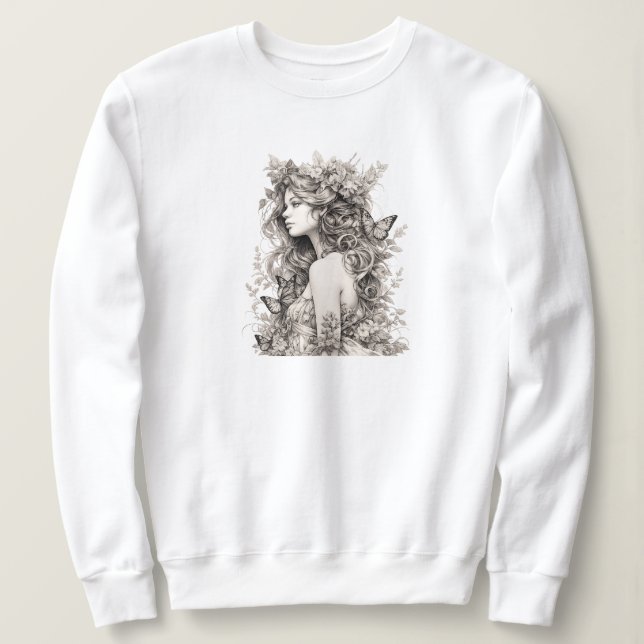 Elegant årsdagspresent till fru  Romantisk duo T Shirt (Design framsida)
