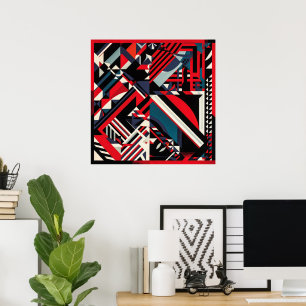 Elegant Art Deco älskare Poster