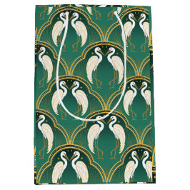 Elegant Art Deco Crane Mönster