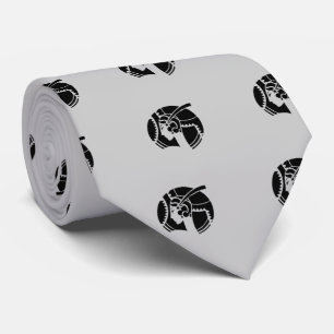 Elegant Art Deco Dam Silhouette Mönster Slips