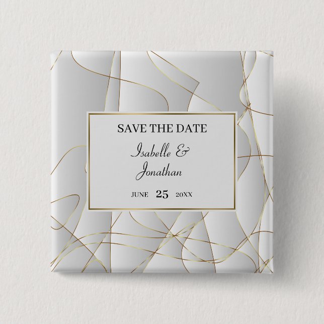 Elegant Art Deco-design Knapp (Framsida)