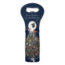 Elegant Art Deco Fashion Christmas Tree Retro