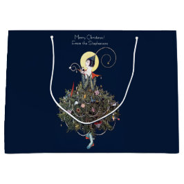 Elegant Art Deco Fashion Christmas Tree Retro