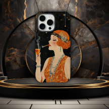 Elegant Art Deco Flapper Flicka