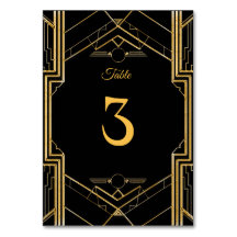 Elegant Art Deco Gatsby Bröllop