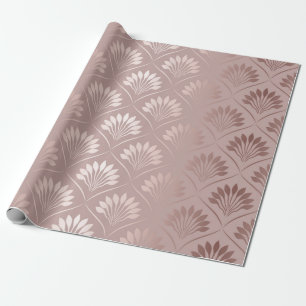 Elegant art deco guld lattice mönster presentpapper
