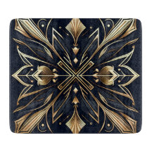 Elegant Art Deco Guld Mandala