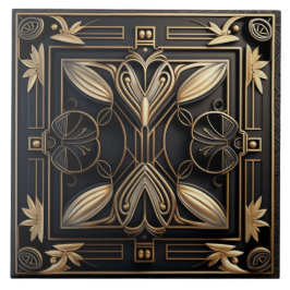 Elegant Art Deco-keramiska plattor Kakelplatta