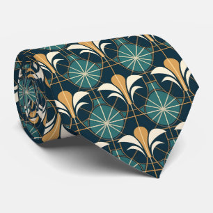 Elegant art deco mönster, halshögdhet slips