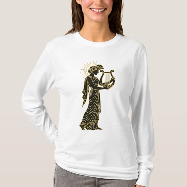Elegant Art Deco Panther - Ström och nåd T Shirt (Framsida)