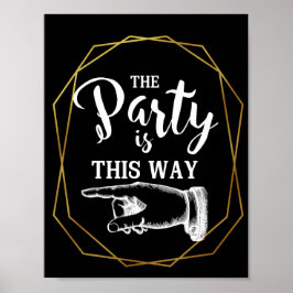 Elegant art deco stil PÅ DET HÄR SÄTTET PÅPEKAR FI Poster