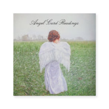 Elegant Art Design Angel Card-läsning