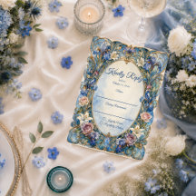 Elegant Art Nouveau Blommig Bröllop