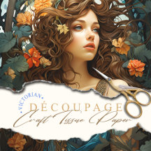 Elegant Art nouveau Vintage Victorian Goddess