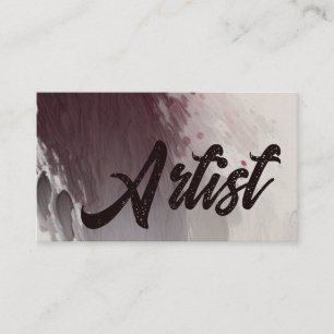 Elegant Artist Visitkort