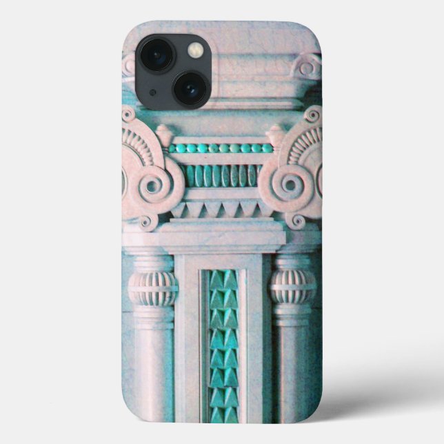 ELEGANT ARTISTISK ROSA BLUE FANTASY DECOR (Baksida)