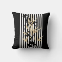 Elegant Asian Black White Rand Bamboo