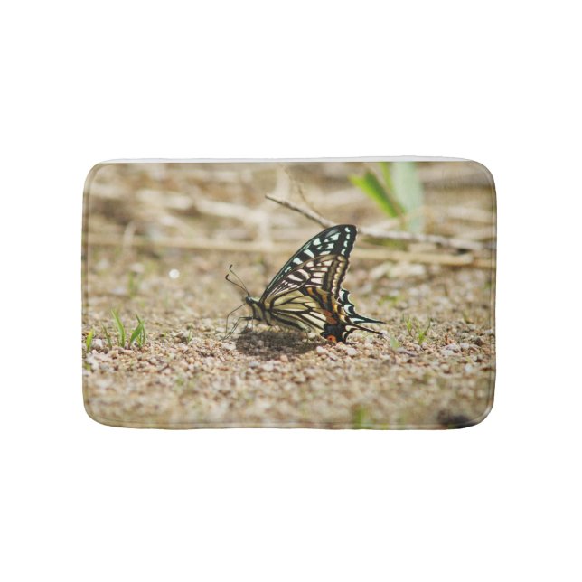 Elegant Asian Swallowtail Butterfly - Detailed Mac Badrumsmatta (Framsidan)